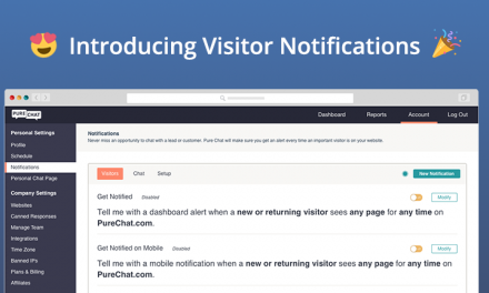 Visitor Notifications (and other Q4 updates)!