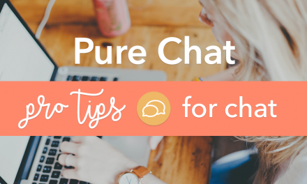 Pure Chat Pro Tips: Chatting with Website Visitors